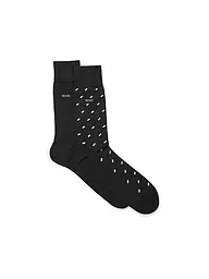 BOSS | Lot de 2 paires de chaussettes noires | Noir