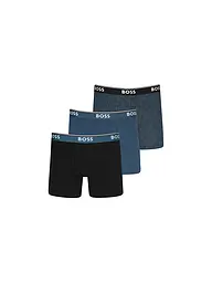 BOSS | Lot de 3 boxers open miscellane | Bleu