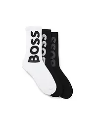 BOSS | Lot de 3 paires de chaussettes open miscellaneous | Noir