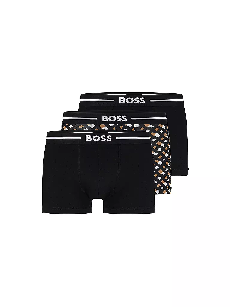 BOSS | Lot de 3 slips open miscellaneous | schwarz