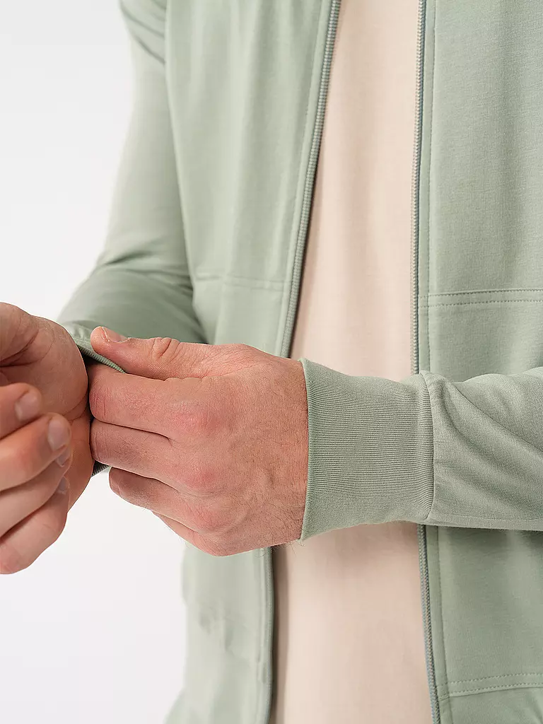 BOSS | Loungewear Jacke | Vert clair