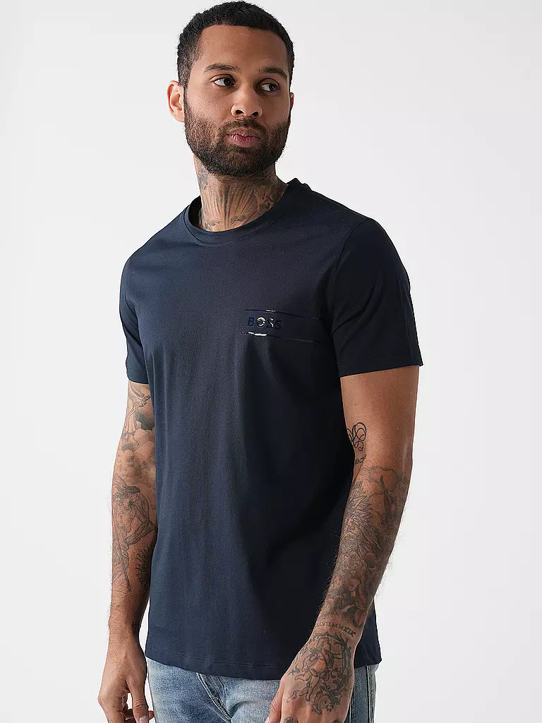 BOSS | Loungewear T-Shirt  | Bleu