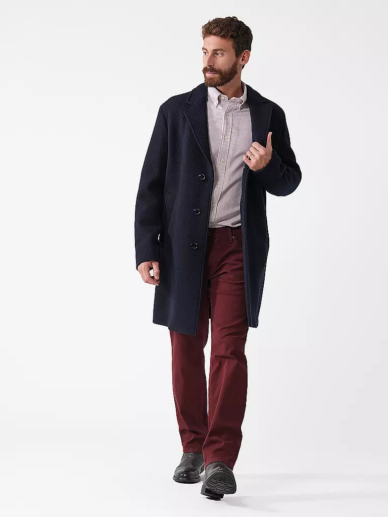 BOSS | Manteau en laine | dunkelblau