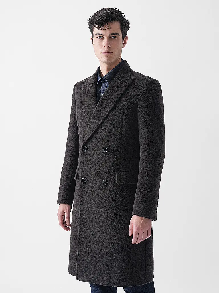 BOSS | Manteau en laine | braun