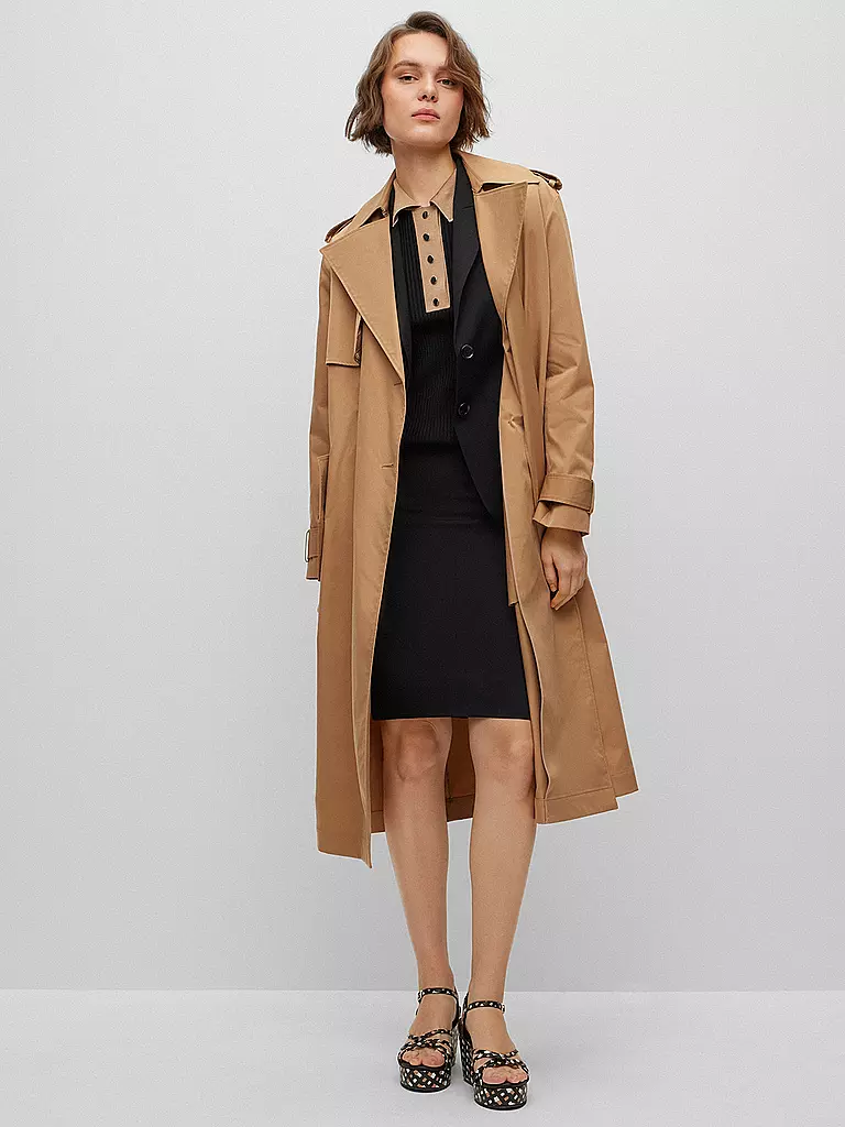 BOSS | Mini-jupe Slim Fit VILEAH | schwarz