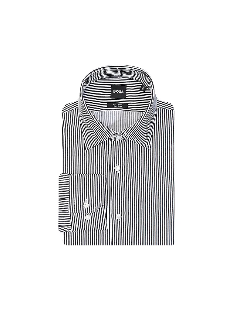 BOSS | Nom du produit: Chemise Regular Fit JOE
Marque: BOSS
Couleur: noir
Catégories: Mode, Homme

Longueur des manches: Manches longues
Matière: Coton
Forme du col: Col Kent
Motif: Rayures
Coupe (vêtements d'extérieur): Regular
Style: Smart Business | Noir