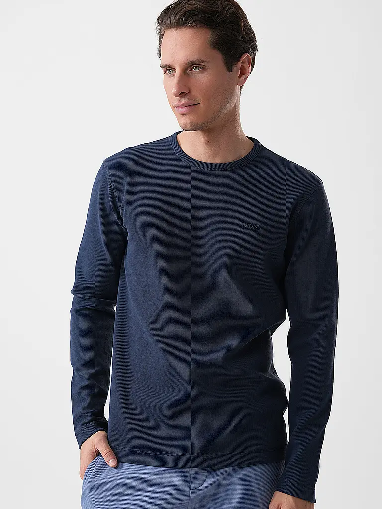 BOSS | Nom du produit: T-shirt à manches longues TEMPESTO | Bleu