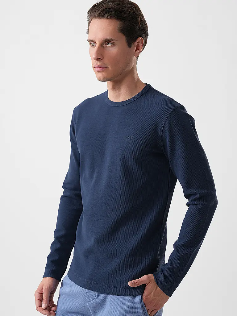 BOSS | Nom du produit: T-shirt à manches longues TEMPESTO | Bleu