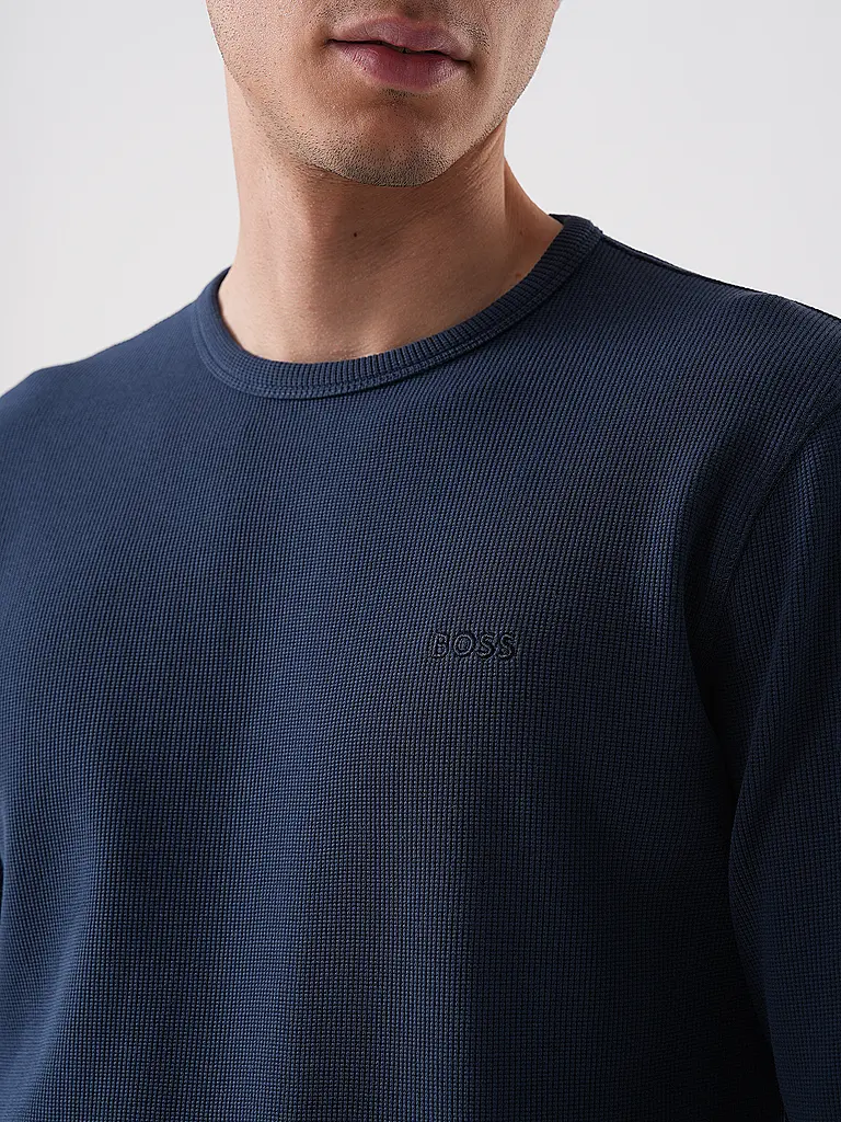 BOSS | Nom du produit: T-shirt à manches longues TEMPESTO | Bleu