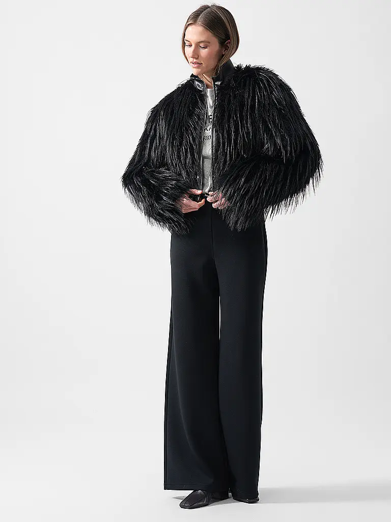 BOSS | Nom du produit: Veste aspect fourrure CECOOL | Noir