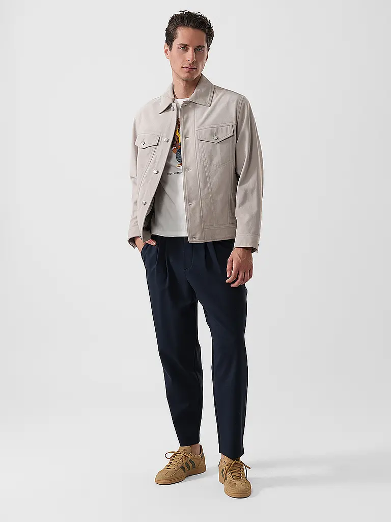 BOSS | Nom du produit: Veste en cuir JOHOT | Beige