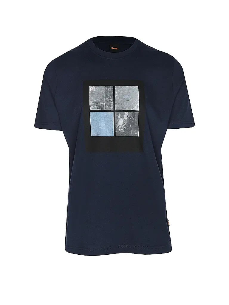 BOSS | Nom du produit : T-Shirt TE_COVER | Bleu