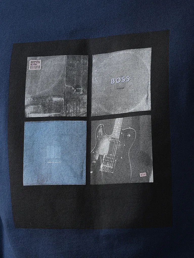 BOSS | Nom du produit : T-Shirt TE_COVER | Bleu