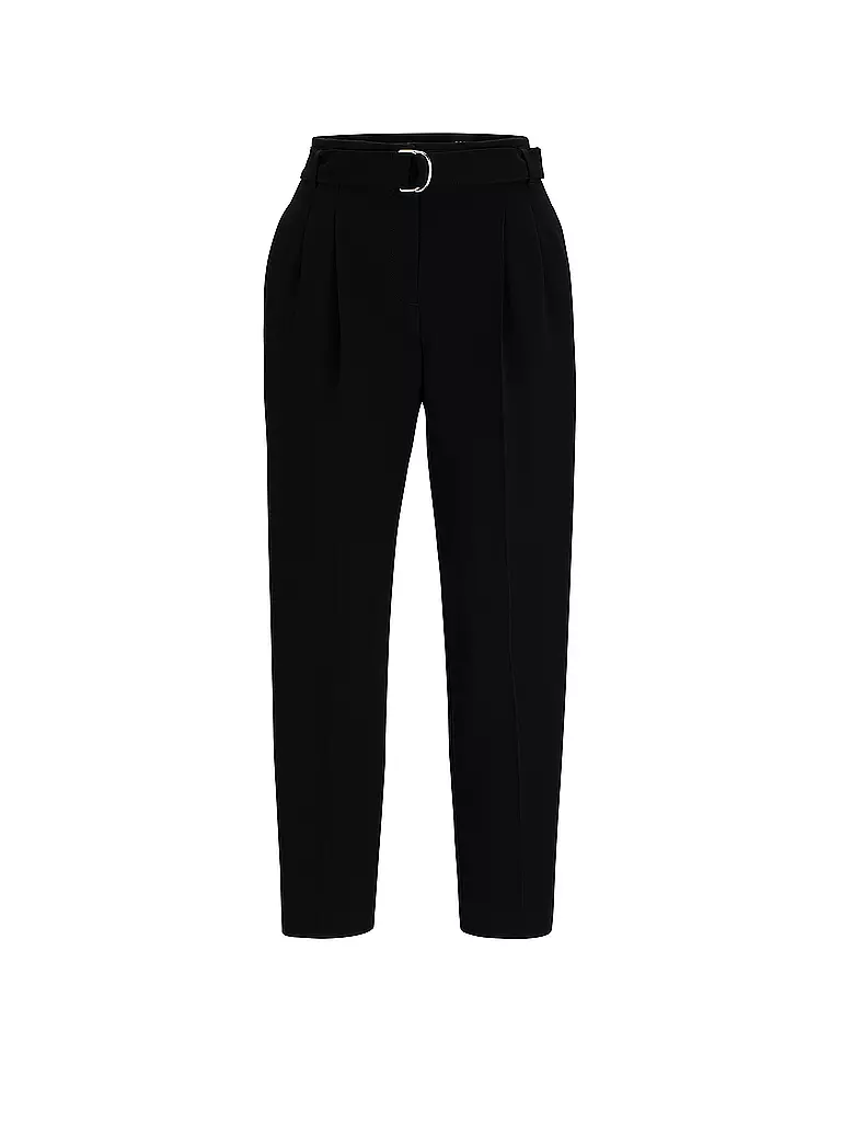 BOSS | Pantalon de tailleur coupe droite TAPIAH | schwarz