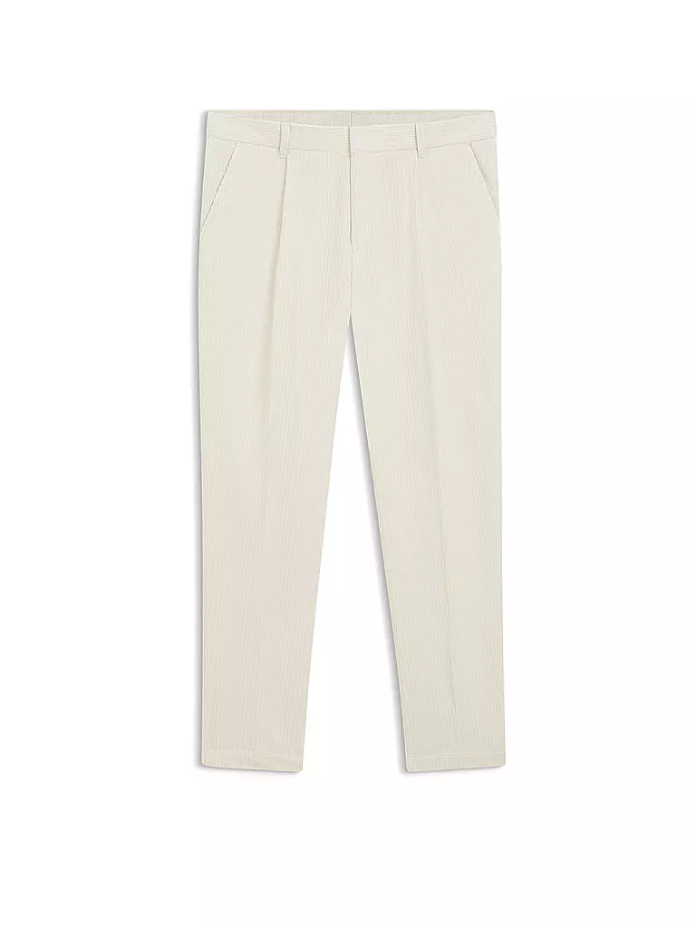 BOSS | Pantalon en velours côtelé | creme