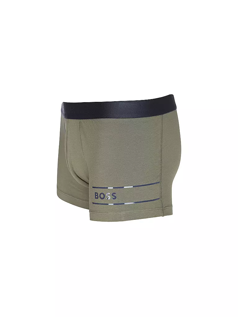 BOSS | Pantalon ouvert vert | dunkelgrün