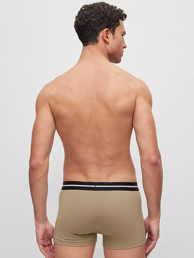BOSS | Pants lot de 3 noir olive à motifs | 