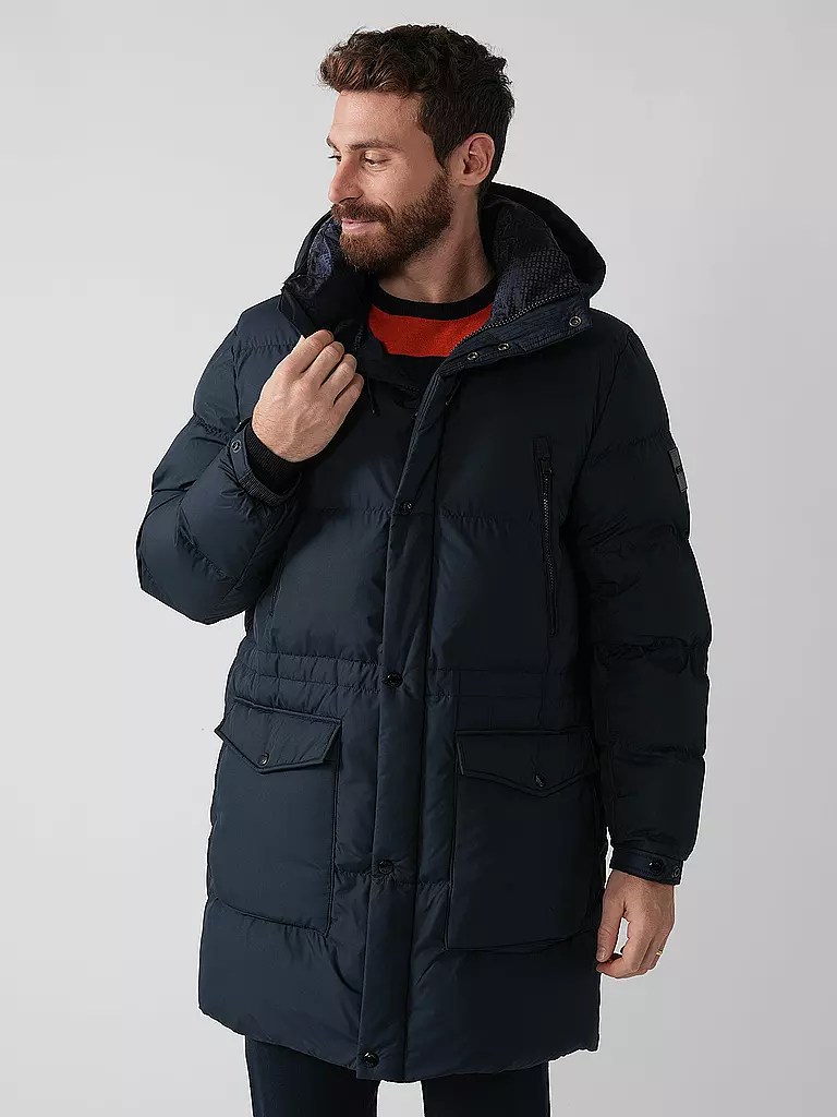 BOSS | Parka H-CONDOLO2 | Bleu foncé
