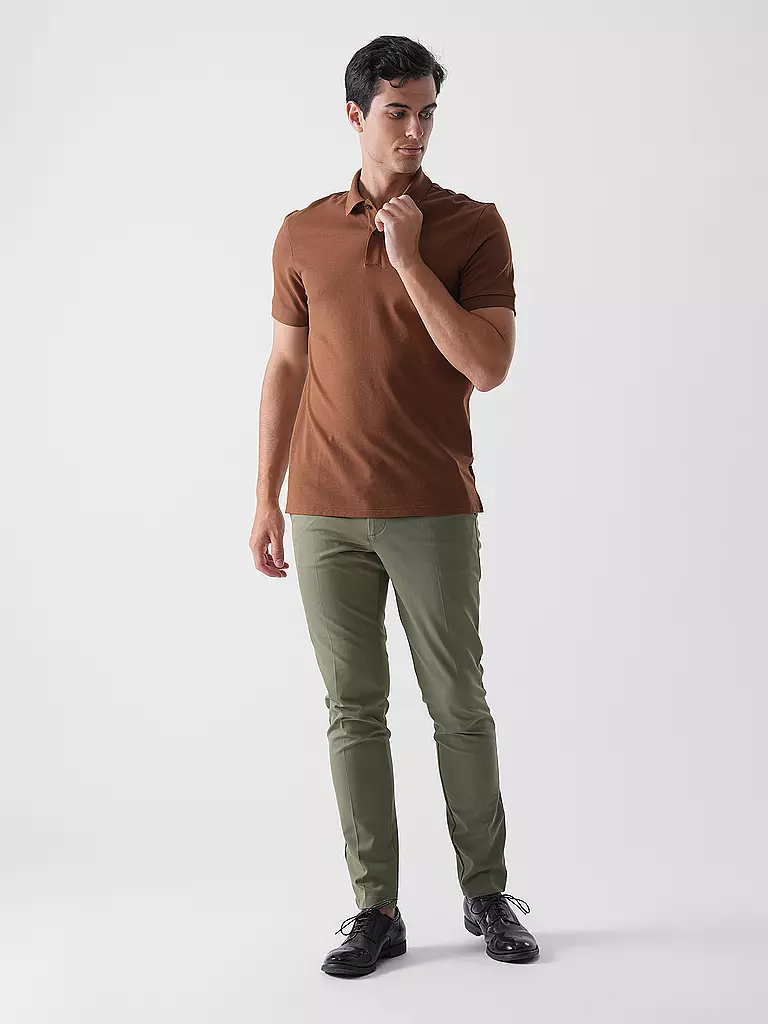 BOSS | Polo coupe droite PALLAS | braun