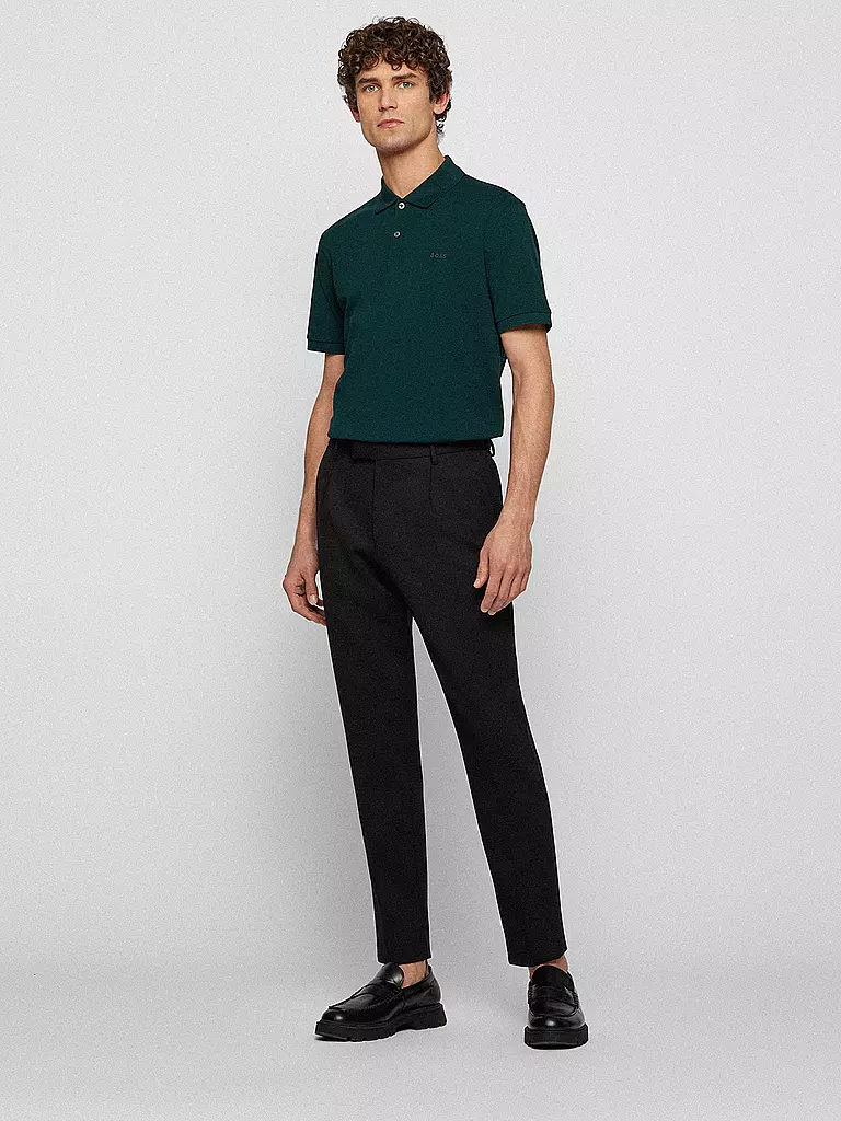 BOSS | Polo Regular Fit PALLAS | dunkelgrün