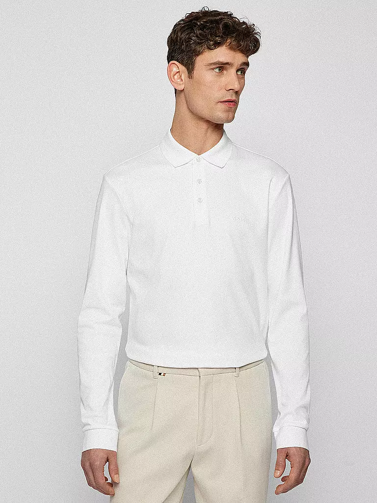 BOSS | Poloshirt coupe droite PADO 11 | weiss