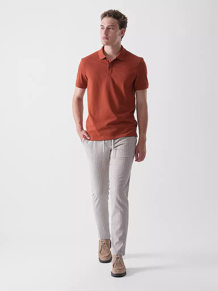 BOSS | Poloshirt coupe droite PALLAS | dunkelrot