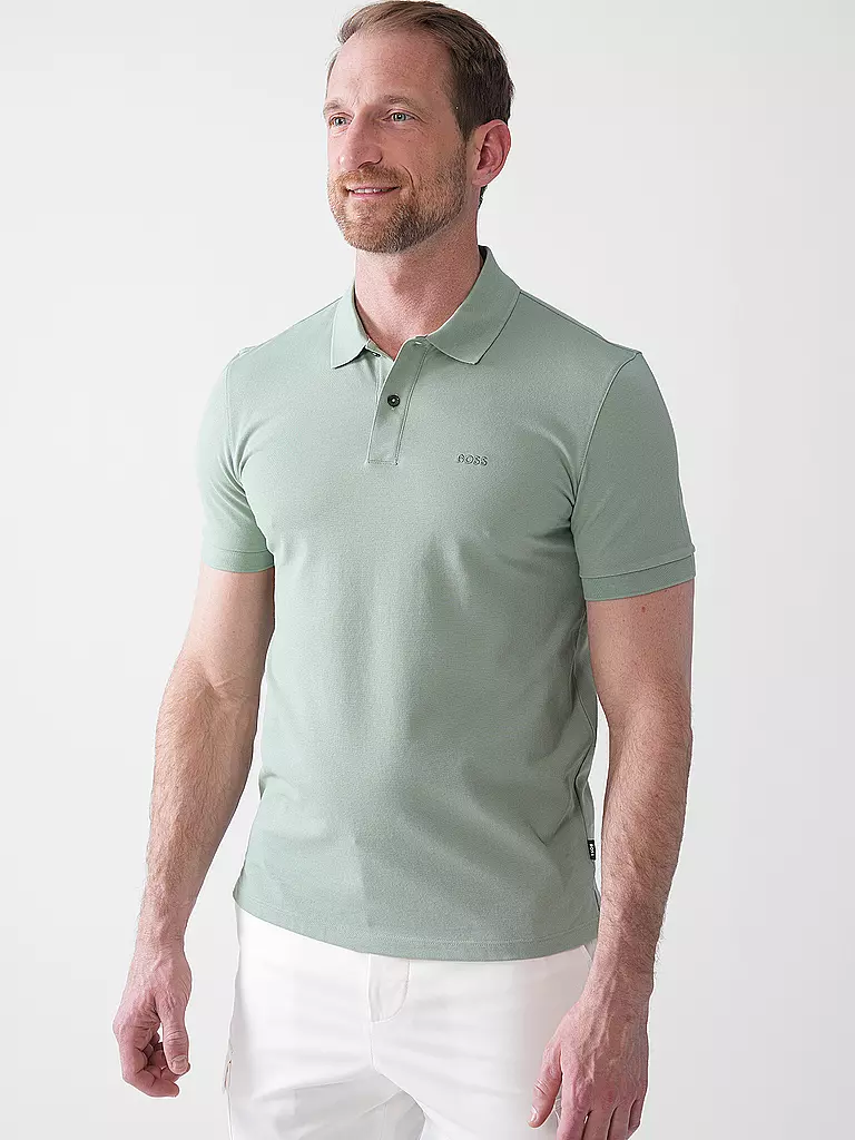 BOSS | Poloshirt coupe droite PALLAS | hellgrün