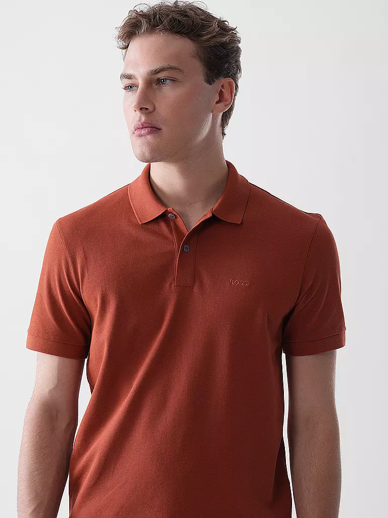 BOSS | Poloshirt coupe droite PALLAS | dunkelrot