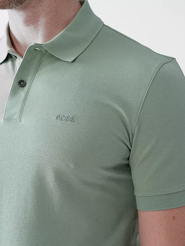 BOSS | Poloshirt coupe droite PALLAS | hellgrün