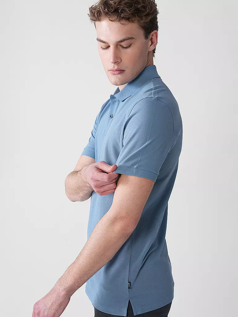 BOSS | Poloshirt coupe droite PALLAS | hellblau