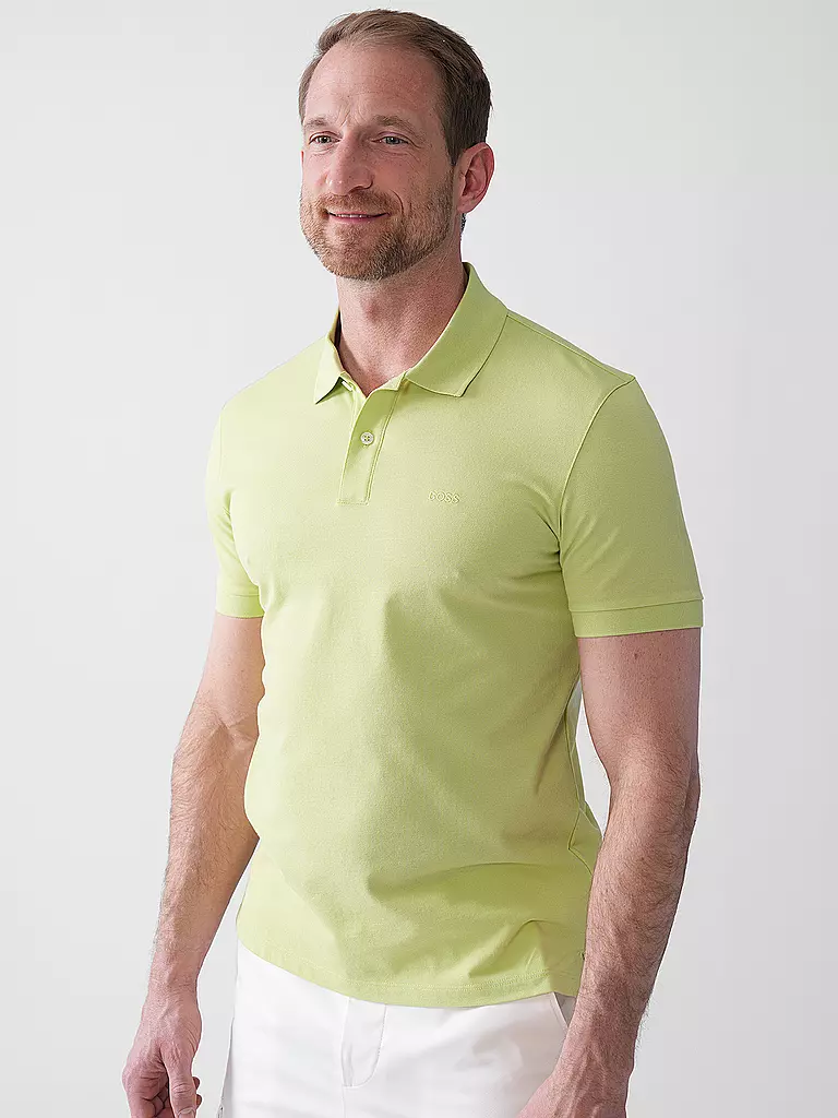 BOSS | Poloshirt Coupe Standard PALLAS | hellgrün
