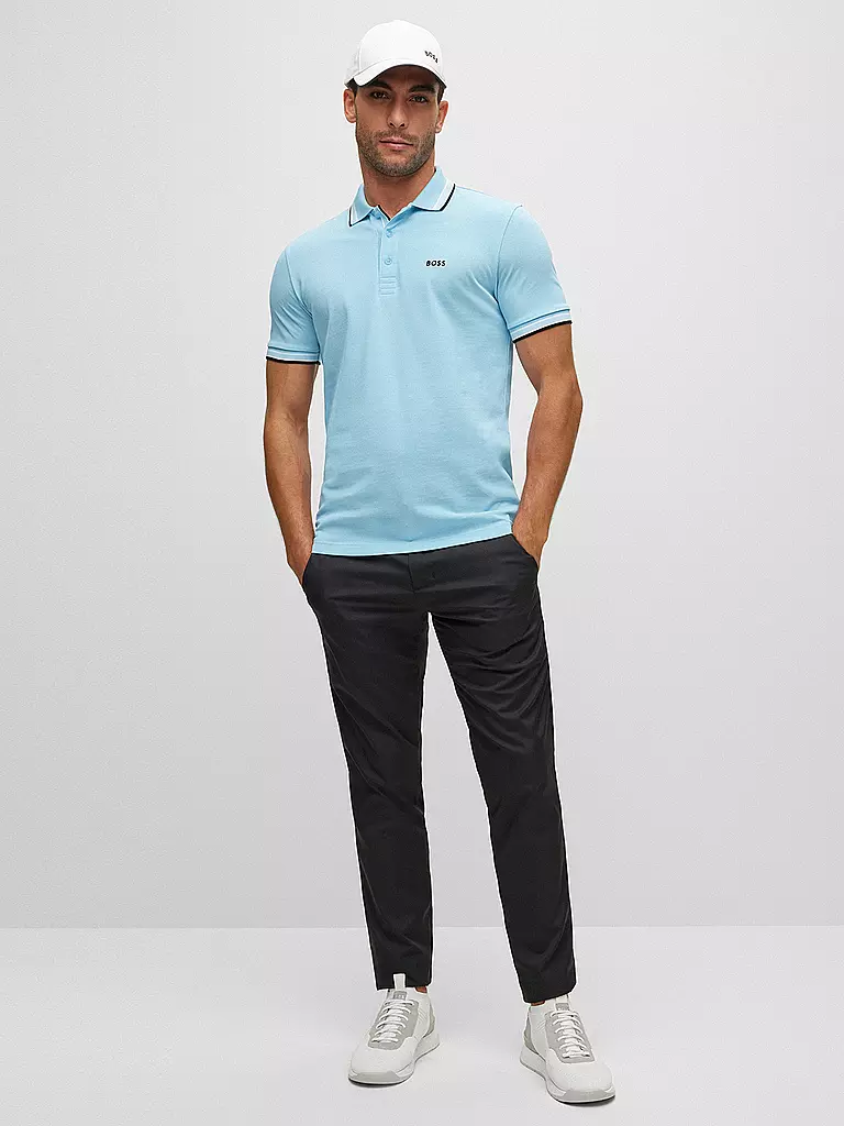 BOSS | Poloshirt Modern Fit PADDY | Bleu clair