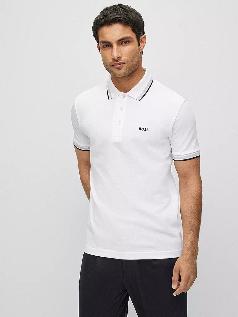 BOSS | Poloshirt Modern Fit Paddy | Blanc