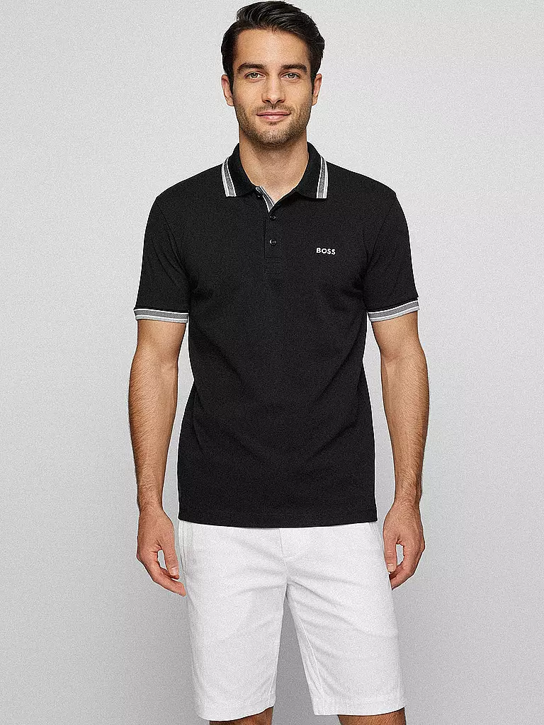 BOSS | Poloshirt Modern Fit PADDY | Noir