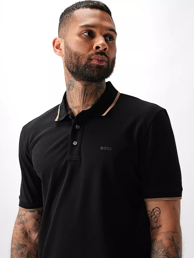 BOSS | Poloshirt PARLAY 190 | Noir