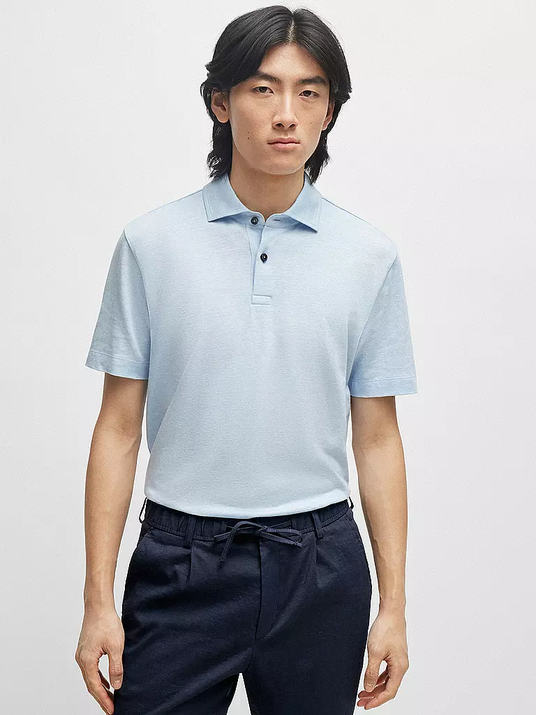 BOSS | Poloshirt Regular FIt PRESS | Bleu clair
