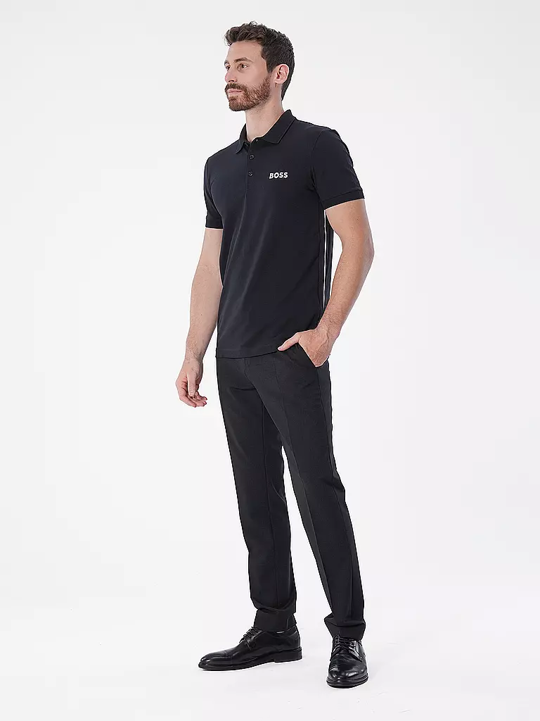 BOSS | Poloshirt Slim Fit PAULE | Bleu foncé