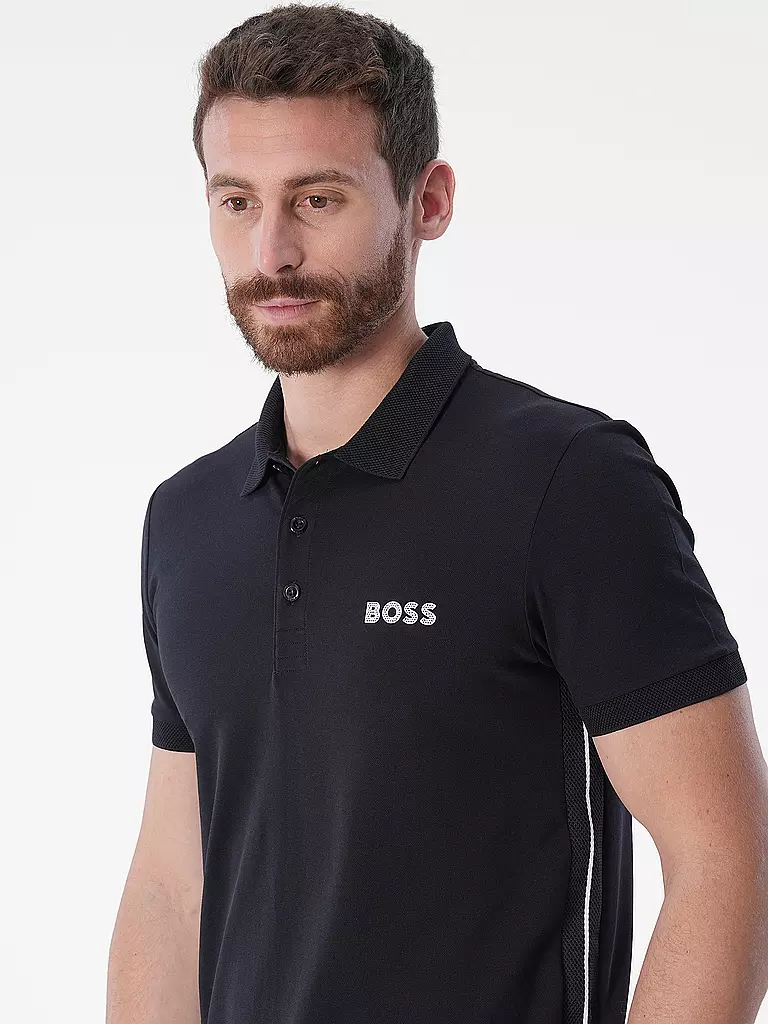 BOSS | Poloshirt Slim Fit PAULE | Bleu foncé