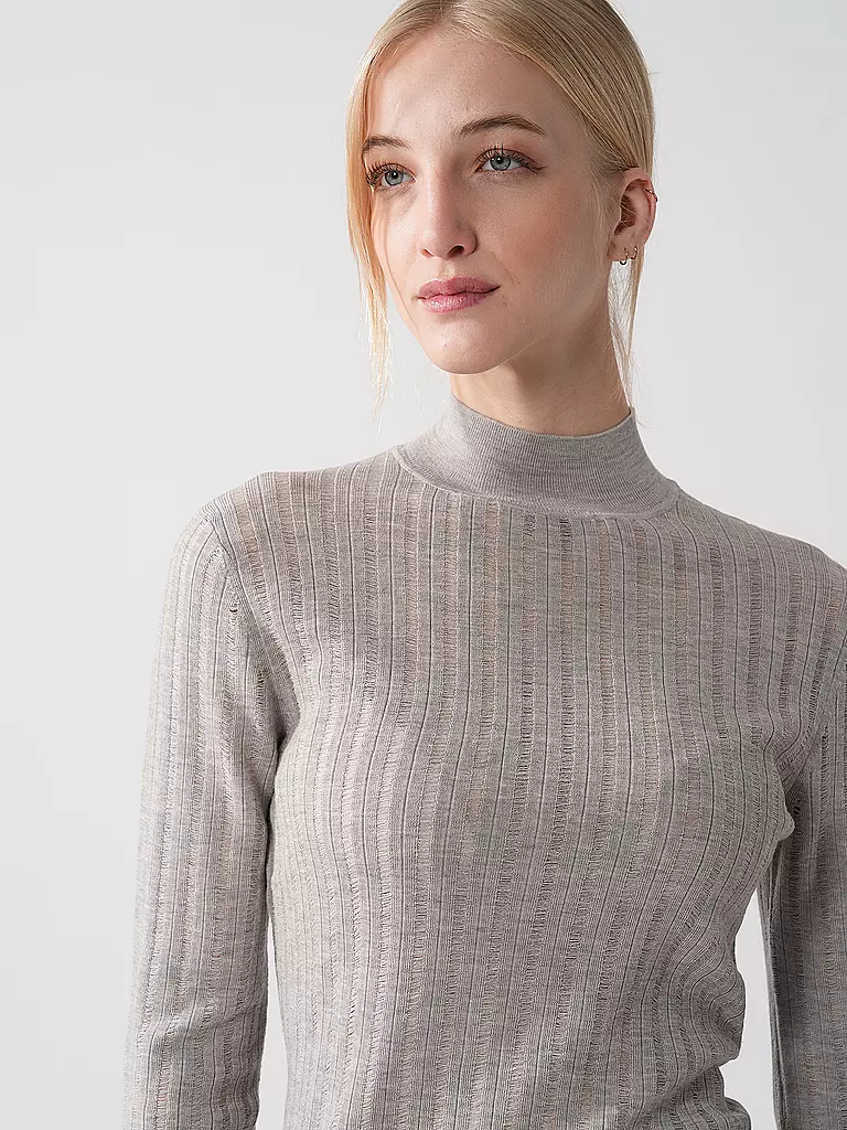 BOSS | Pull à col roulé FATIRAMI | grau