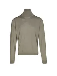 BOSS | Pull à col roulé Slim Fit MUSSO | Olive