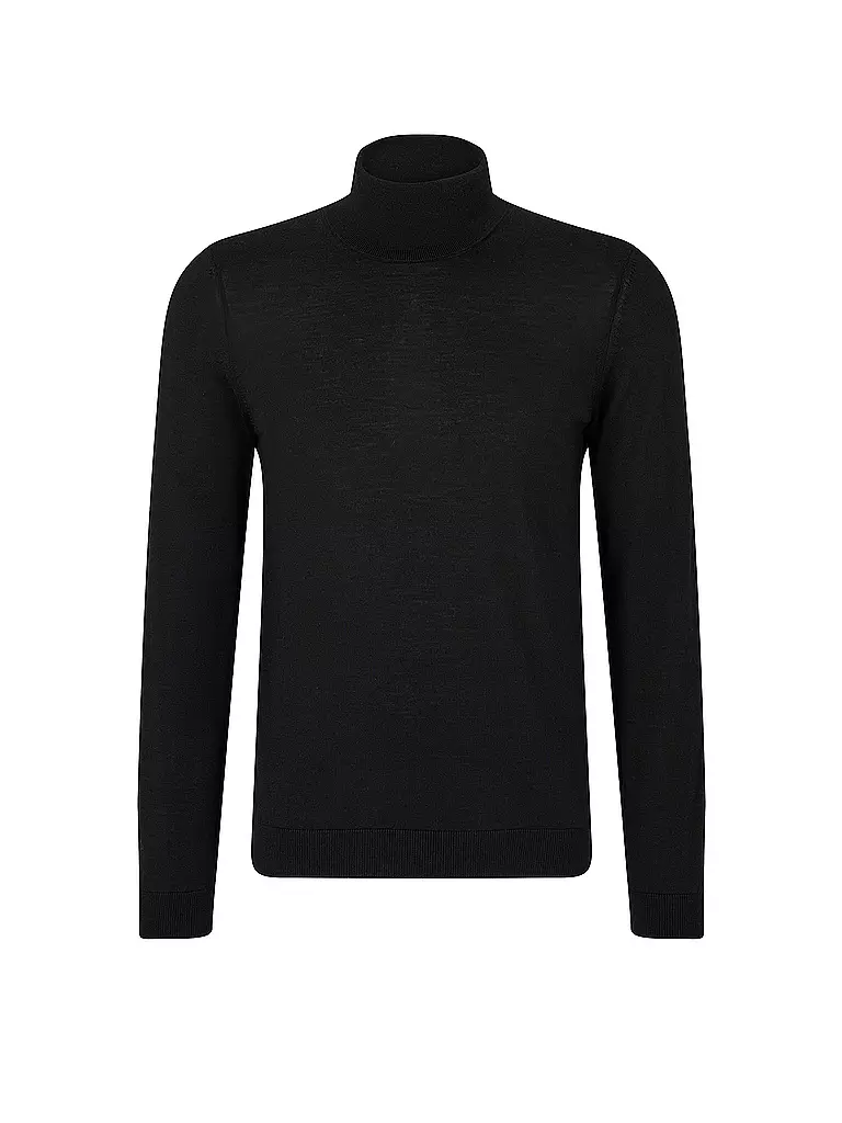 BOSS | Pull à col roulé slim fit MUSSO | Noir