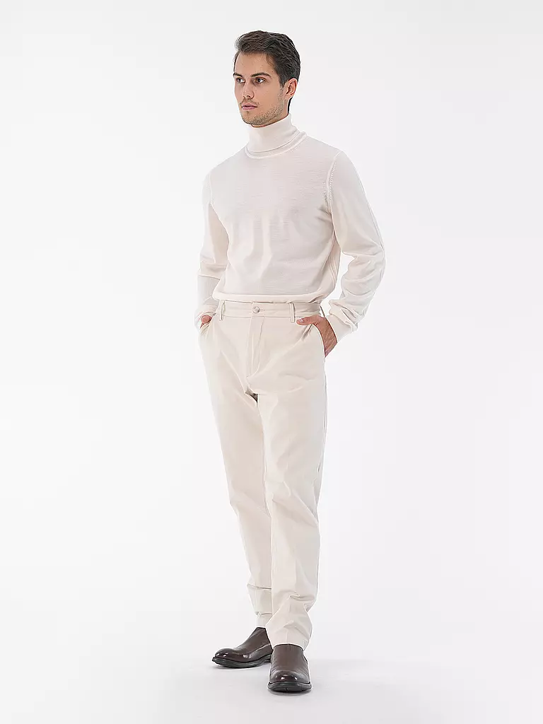 BOSS | Pull à col roulé slim fit MUSSO | creme