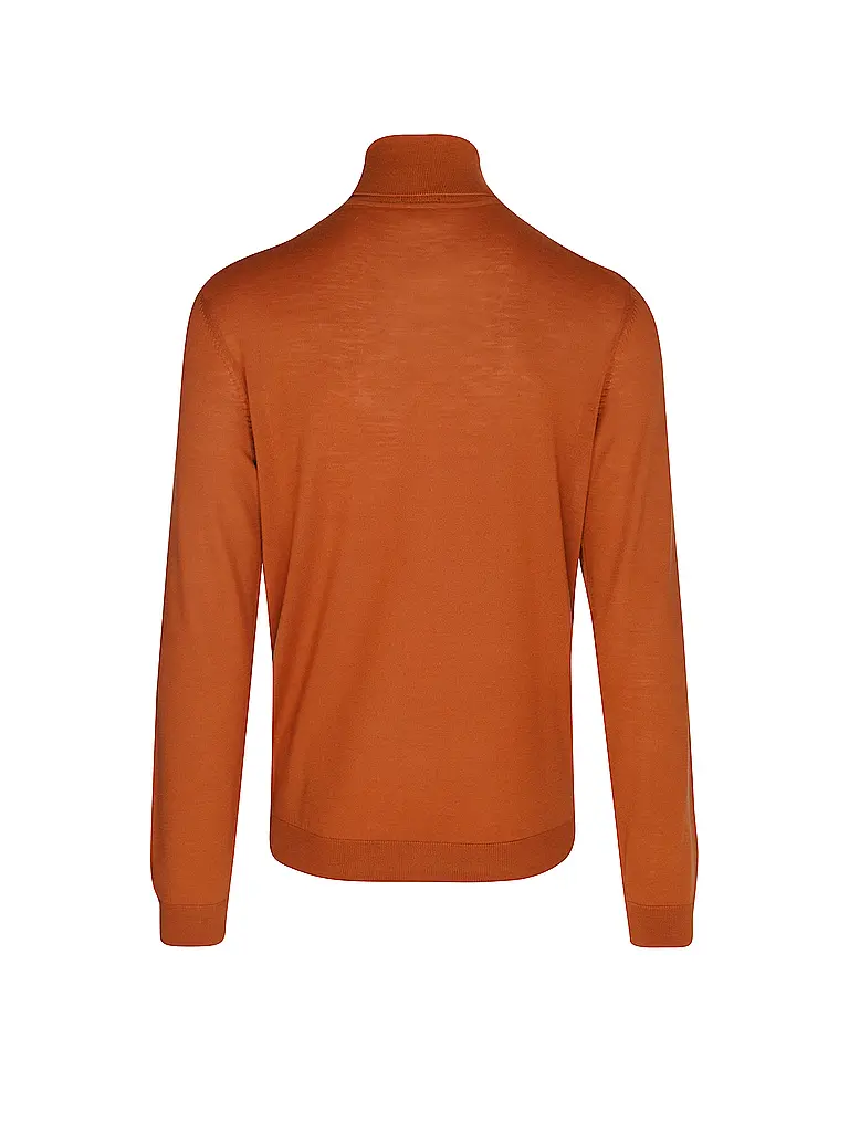 BOSS | Pull à col roulé Slim Fit MUSSO | orange