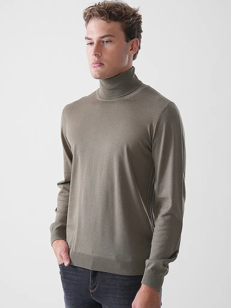 BOSS | Pull à col roulé slim fit MUSSO | 