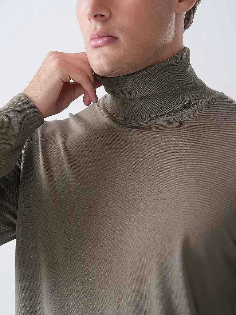 BOSS | Pull à col roulé slim fit MUSSO | 