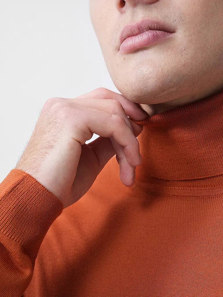 BOSS | Pull à col roulé slim fit MUSSO | 