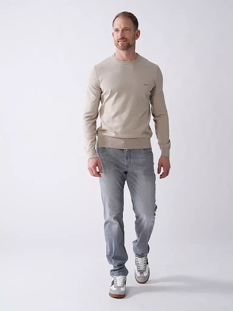 BOSS | Pull coupe droite PACAS-L | beige