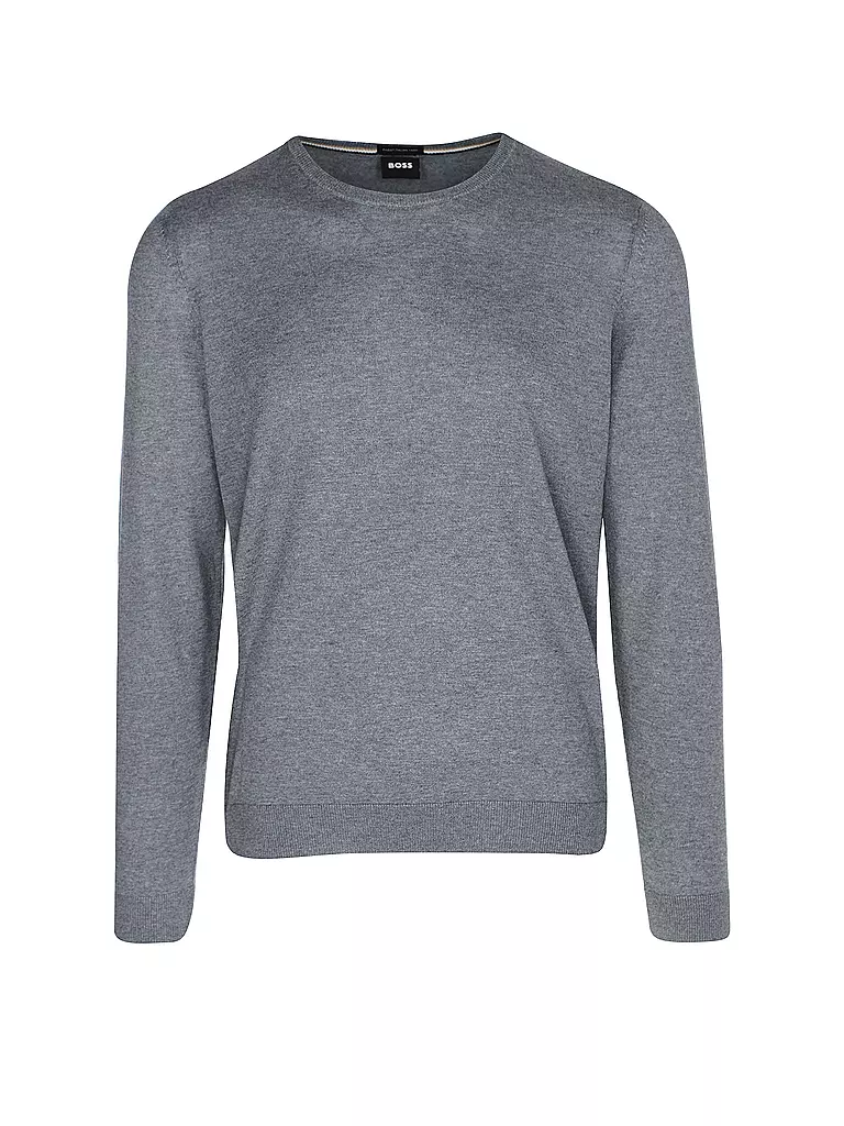 BOSS | Pull coupe slim LENO-P | grau