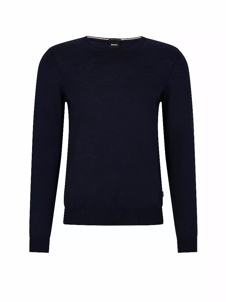 BOSS | Pullover Coupe Slim LENO-P | dunkelblau