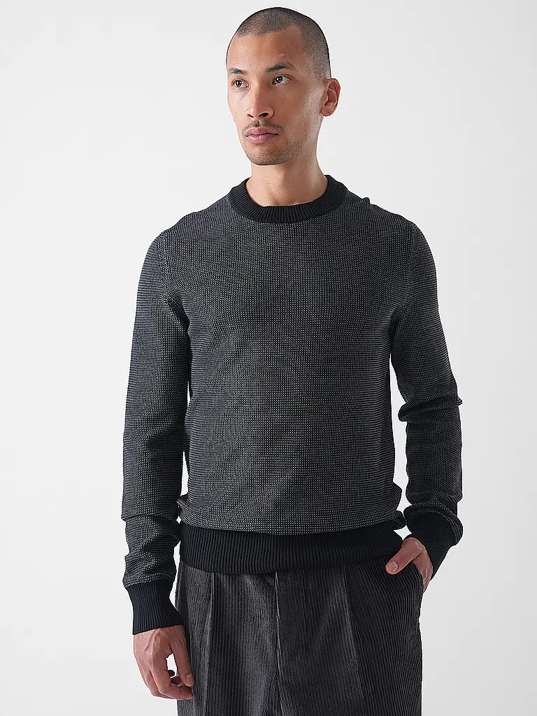 BOSS | Pullover KLAPOK | schwarz